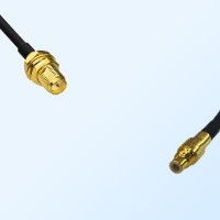 RP SMA/Bulkhead Female - SSMC/Male Coaxial Jumper Cable