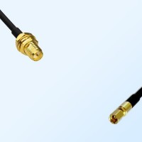 RP SMA/Bulkhead Female - SSMC/Female Coaxial Jumper Cable