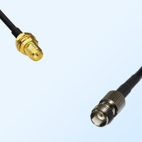 RP SMA/Bulkhead Female - TNC/Female Coaxial Jumper Cable