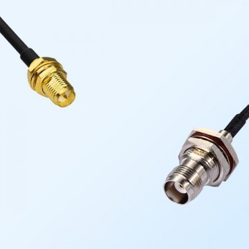 RP SMA/Bulkhead Female - TNC/Bulkhead Female with O-Ring Coaxial Cable