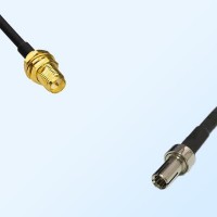 RP SMA/Bulkhead Female - TS9/Male Coaxial Jumper Cable