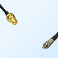 RP SMA/Bulkhead Female - TS9/Female Coaxial Jumper Cable