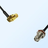 RP SMA/Bulkhead Female R/A - RP TNC/Bulkhead Female with O-Ring Cable