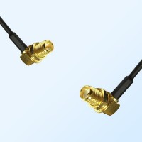 RP SMA/Bulkhead Female R/A - SMA/Bulkhead Female R/A Coaxial Cable