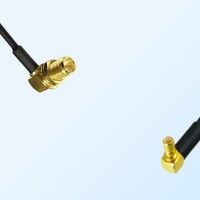 RP SMA/Bulkhead Female R/A - SSMB/Male R/A Coaxial Jumper Cable