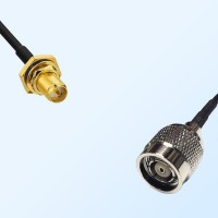 RP SMA Bulkhead Female with O-Ring - RP TNC Male Cable Assemblies