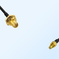 RP SMA Bulkhead Female with O-Ring - SMC Male Coaxial Cable Assemblies