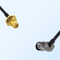 RP SMA Bulkhead Female with O-Ring - TNC Male R/A Cable Assemblies