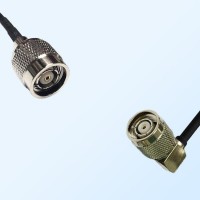 RP TNC/Male - RP TNC/Male Right Angle Coaxial Jumper Cable
