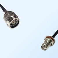 RP TNC/Male - RP TNC/Bulkhead Female with O-Ring Coaxial Jumper Cable