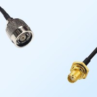 SMA Bulkhead Female with O-Ring - RP TNC Male Coaxial Cable Assemblies