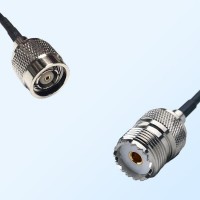 RP TNC/Male - UHF/Female Coaxial Jumper Cable