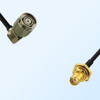 SMA Bulkhead Female with O-Ring - RP TNC Male R/A Cable Assemblies