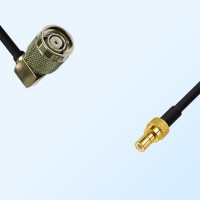 RP TNC/Male Right Angle - SMB/Male Coaxial Jumper Cable
