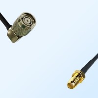 SSMA Female - RP TNC Male Right Angle Coaxial Cable Assemblies