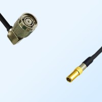 RP TNC/Male Right Angle - SSMB/Female Coaxial Jumper Cable