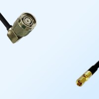 RP TNC/Male Right Angle - SSMC/Female Coaxial Jumper Cable