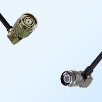 RP TNC/Male Right Angle - TNC/Male Right Angle Coaxial Jumper Cable