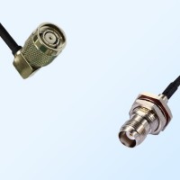 RP TNC/Male R/A - TNC/Bulkhead Female with O-Ring Coaxial Jumper Cable