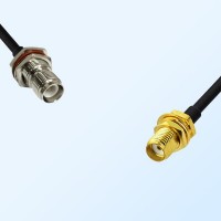 RP TNC/Bulkhead Female with O-Ring - SMA/Bulkhead Female Coaxial Cable