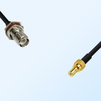 RP TNC/Bulkhead Female with O-Ring - SMB/Male Coaxial Jumper Cable
