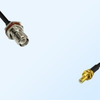 RP TNC/Bulkhead Female with O-Ring - SMB/Bulkhead Male Coaxial Cable