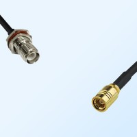 RP TNC/Bulkhead Female with O-Ring - SMB/Female Coaxial Jumper Cable