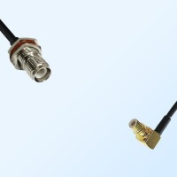 RP TNC/Bulkhead Female with O-Ring - SMC/Male R/A Coaxial Jumper Cable