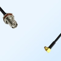 SMP Female R/A - RP TNC Bulkhead Female with O-Ring Cable Assemblies