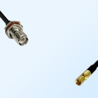 RP TNC/Bulkhead Female with O-Ring - SSMC/Female Coaxial Jumper Cable