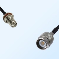 RP TNC/Bulkhead Female with O-Ring - TNC/Male Coaxial Jumper Cable