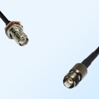 RP TNC/Bulkhead Female with O-Ring - TNC/Female Coaxial Jumper Cable