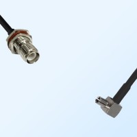 RP TNC/Bulkhead Female with O-Ring - TS9/Male R/A Coaxial Jumper Cable