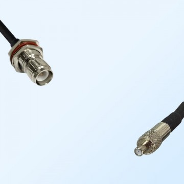 RP TNC/Bulkhead Female with O-Ring - TS9/Female Coaxial Jumper Cable