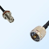 UHF Male - RP TNC Bulkhead Female with O-Ring Coaxial Cable Assemblies