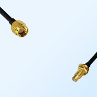 SMA/Male - SMC/Bulkhead Male Coaxial Jumper Cable
