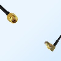 SMA/Male - SMC/Male Right Angle Coaxial Jumper Cable
