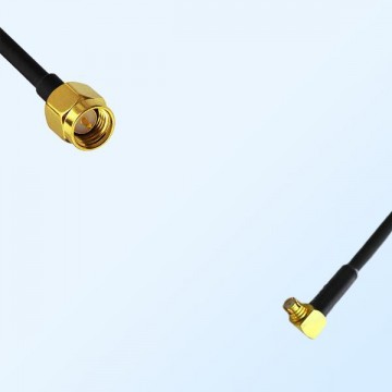 SMA/Male - SMP/Female Right Angle Coaxial Jumper Cable