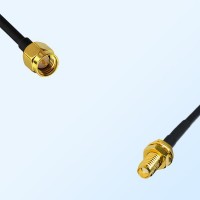 SMA/Male - SSMA/Bulkhead Female Coaxial Jumper Cable