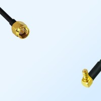 SMA/Male - SSMB/Male Right Angle Coaxial Jumper Cable