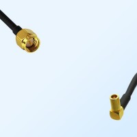 SMA/Male - SSMB/Female Right Angle Coaxial Jumper Cable