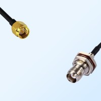 SMA/Male - TNC/Bulkhead Female with O-Ring Coaxial Jumper Cable