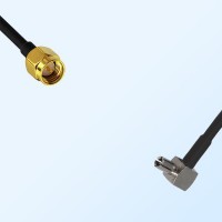 SMA/Male - TS9/Male Right Angle Coaxial Jumper Cable