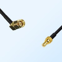 SMA/Male Right Angle - SMB/Male Coaxial Jumper Cable