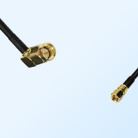 SMA/Male Right Angle - SMC/Female Coaxial Jumper Cable