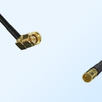 SMA/Male Right Angle - SMP/Male Coaxial Jumper Cable