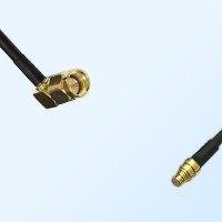 SMA/Male Right Angle - SMP/Female Coaxial Jumper Cable