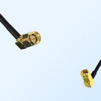 SMA/Male Right Angle - SSMA/Male Right Angle Coaxial Jumper Cable