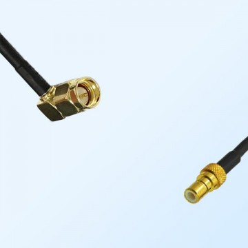 SMA/Male Right Angle - SSMB/Male Coaxial Jumper Cable