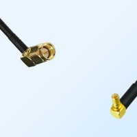 SMA/Male Right Angle - SSMB/Male Right Angle Coaxial Jumper Cable